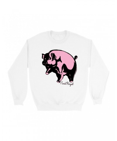 Pink Floyd Sweatshirt | Classic Flying Pig Album Art Sweatshirt $12.23 Sweatshirts