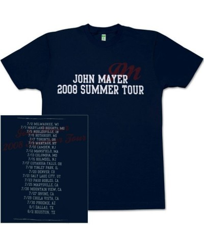 John Mayer Tour Dates' Summer 2008 Tour T-shirt $10.08 Shirts