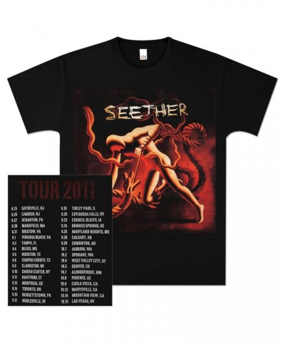 Seether Black Album Art Tour Tee $3.15 Shirts