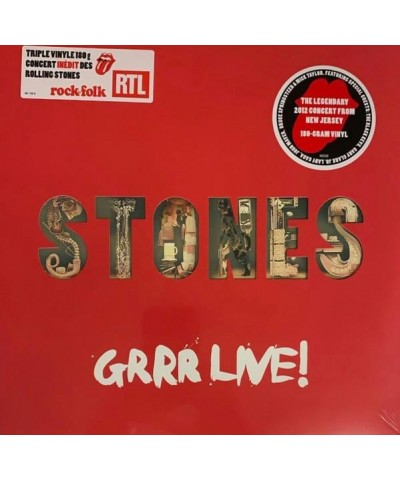 The Rolling Stones Grrr Live! (3LP) Vinyl Record $25.41 Vinyl