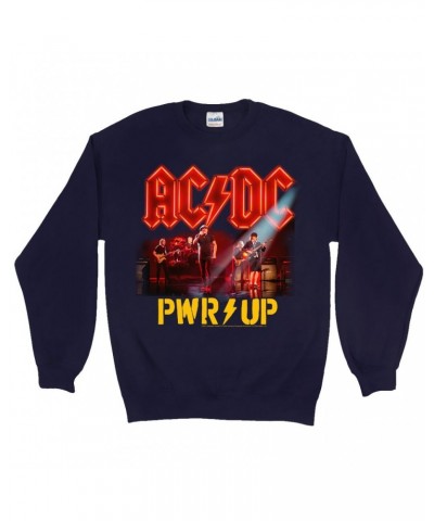 AC/DC Sweatshirt | On Stage PWR Up Sweatshirt $14.68 Sweatshirts