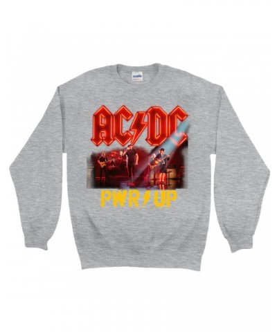 AC/DC Sweatshirt | On Stage PWR Up Sweatshirt $14.68 Sweatshirts