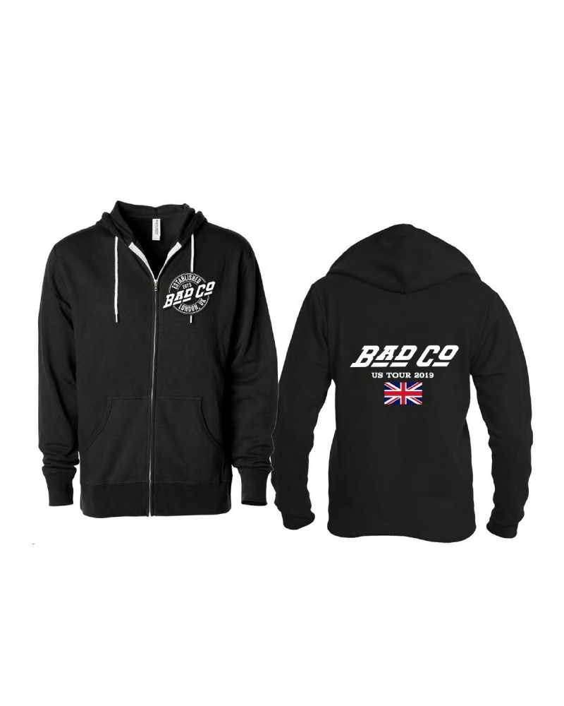 Bad Company US Tour Zip Hoodie $10.50 Sweatshirts