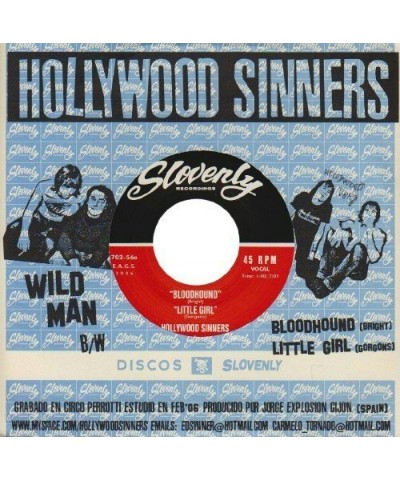 Hollywood Sinners WILD MAN Vinyl Record $6.61 Vinyl