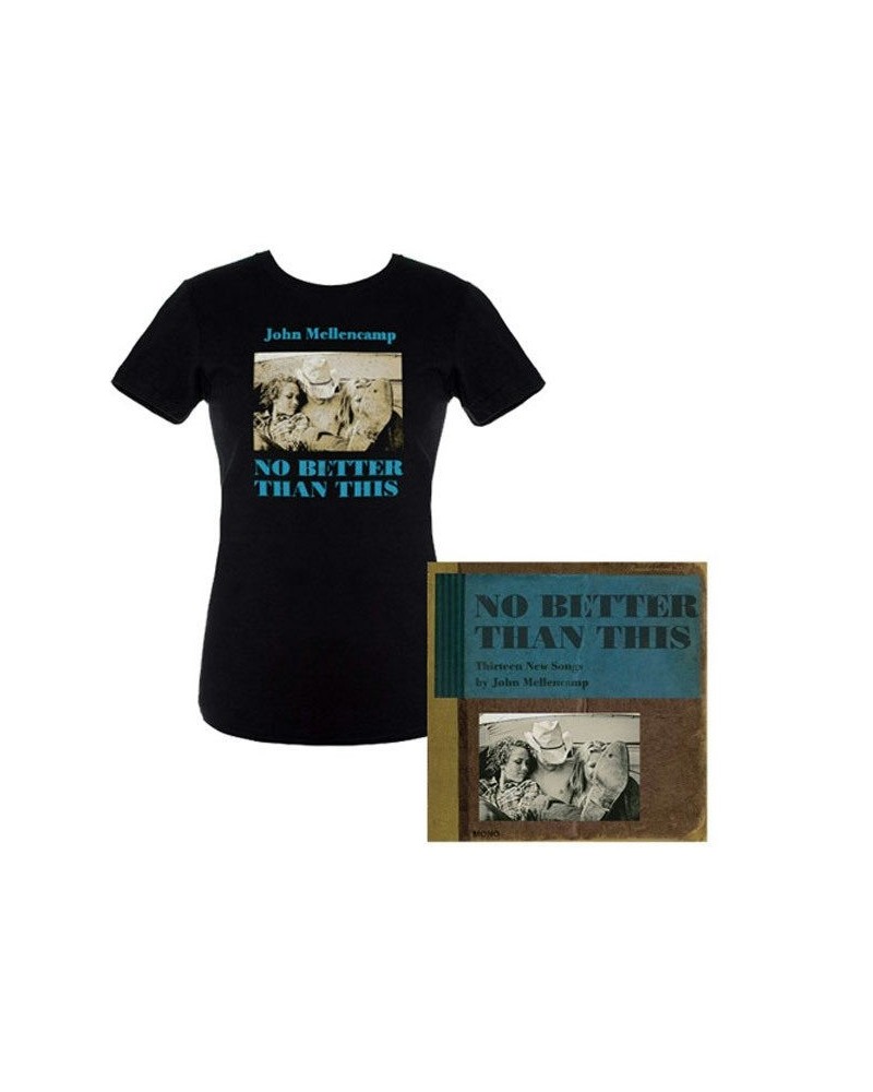 John Mellencamp Save! John Mellencamp New Album 'No Better Than This' and Women's Album Cover Tee Bundle $10.12 Shirts