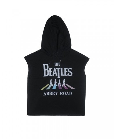 The Beatles Abbey Road Black Sleeveless Hoodie $15.60 Sweatshirts