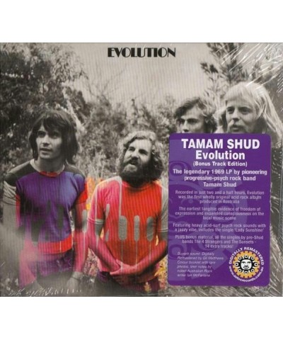 Tamam Shud EVOLUTION CD $6.63 CD