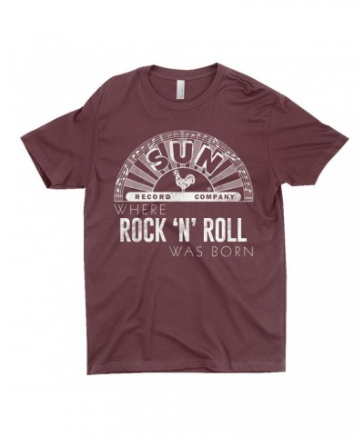 Sun Records T-Shirt | White Logo Where Rock N' Roll Was Born Shirt $8.48 Shirts