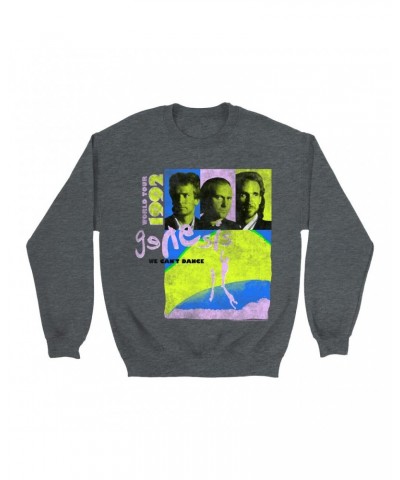 Genesis Sweatshirt | Neon We Can't Dance World Tour 1992 Sweatshirt $11.18 Sweatshirts