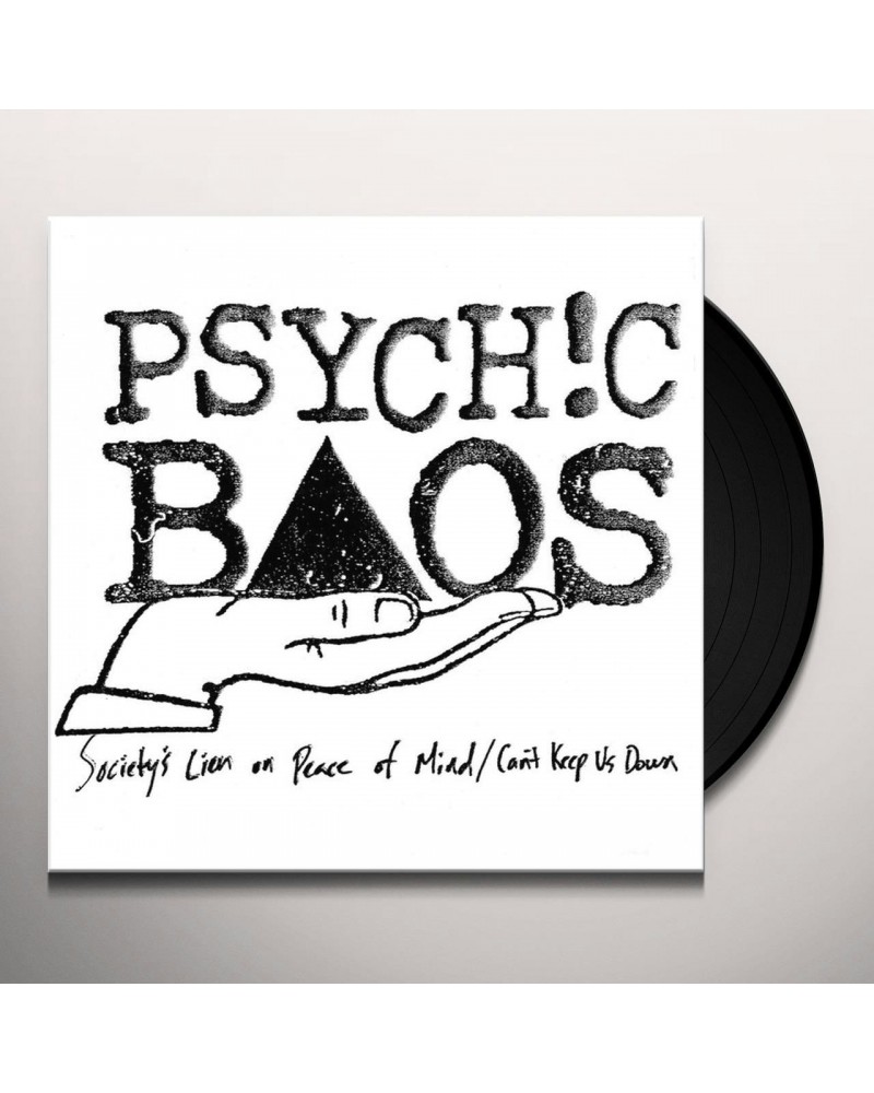 Psychic Baos SOCIETY'S LIEN ON PEACE OF MIND / CAN'T KEEP US Vinyl Record $3.60 Vinyl