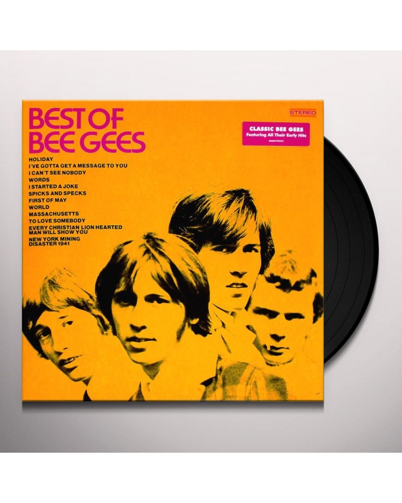 Bee Gees Best Of Bee Gees Vinyl Record $12.88 Vinyl