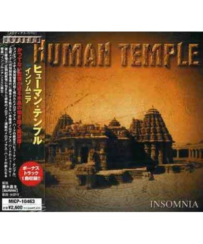 Human Temple INSOMNIA CD $9.88 CD