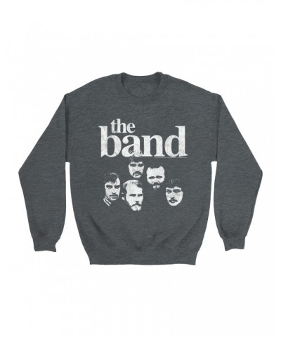 The Band Sweatshirt | Faces Of With Logo Distressed Sweatshirt $11.88 Sweatshirts