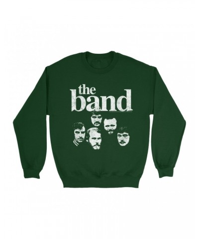 The Band Sweatshirt | Faces Of With Logo Distressed Sweatshirt $11.88 Sweatshirts