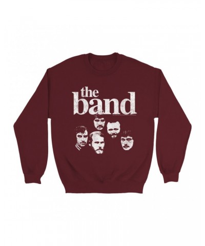 The Band Sweatshirt | Faces Of With Logo Distressed Sweatshirt $11.88 Sweatshirts