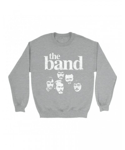 The Band Sweatshirt | Faces Of With Logo Distressed Sweatshirt $11.88 Sweatshirts