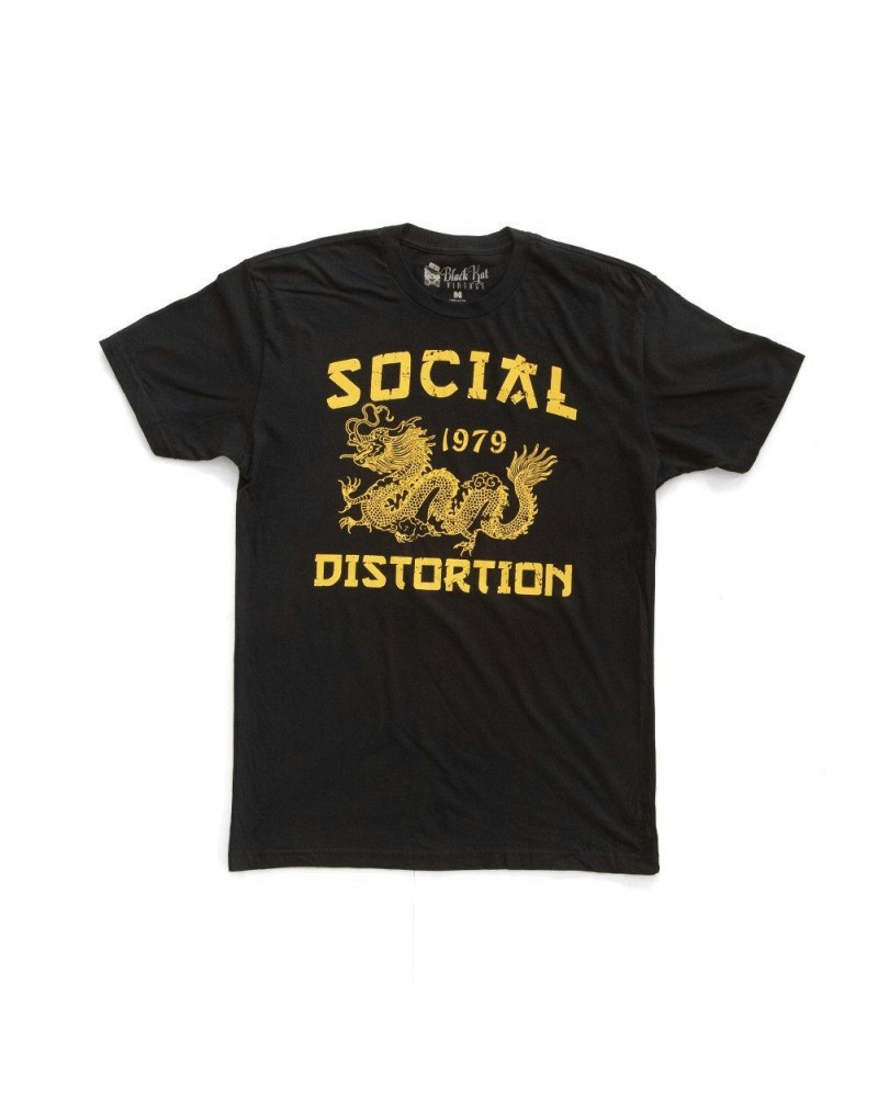 Social Distortion Dragon 79 T-Shirt (Black) $15.45 Shirts