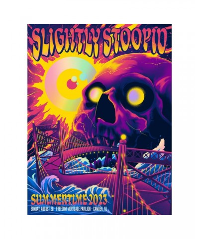 Slightly Stoopid 8/20/23 Camden NJ Foil Show Poster by Arno Kiss (Well Traveled) $5.96 Decor