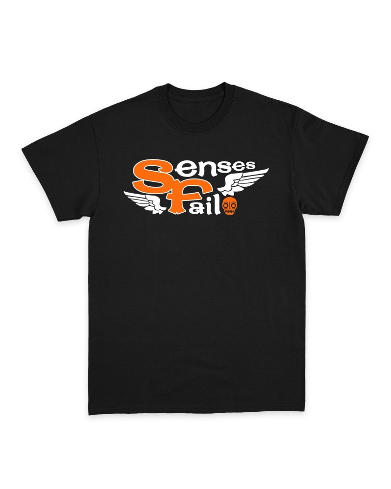 Senses Fail Wings Black T-Shirt $14.10 Shirts