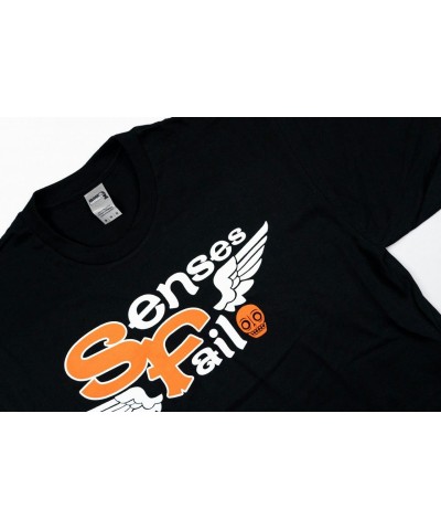 Senses Fail Wings Black T-Shirt $14.10 Shirts