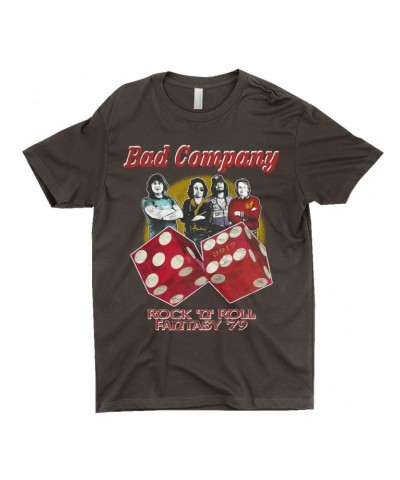 Bad Company T-Shirt | 79 Rock N' Roll Fantasy Retro Distressed Shirt $8.98 Shirts