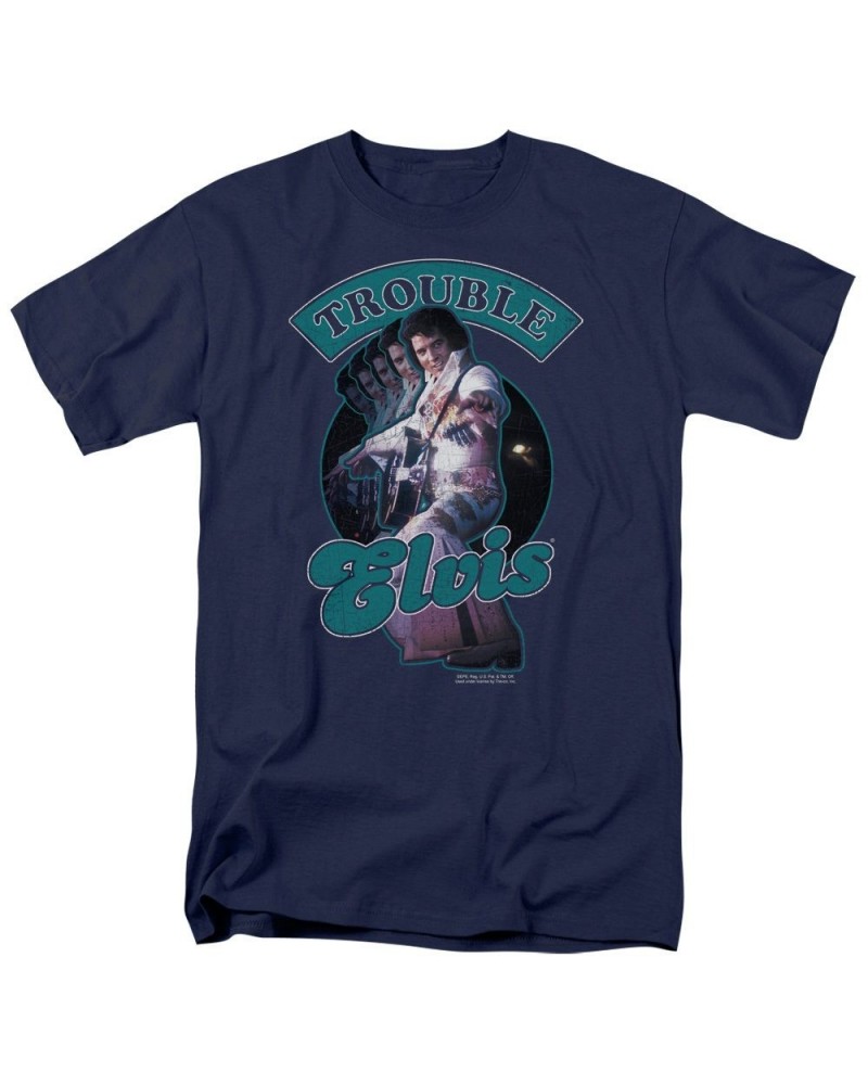 Elvis Presley Shirt | TOTAL TROUBLE T Shirt $8.64 Shirts