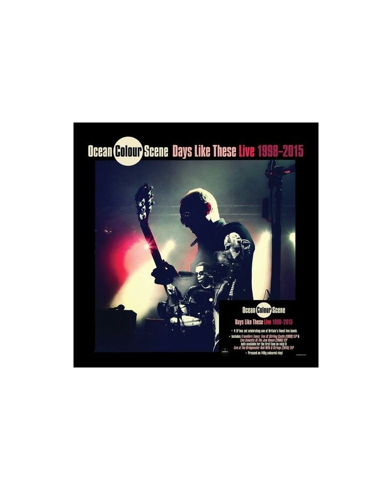 Ocean Colour Scene DAYS LIKE THESE: LIVE 1998-2015 Vinyl Record $50.22 Vinyl