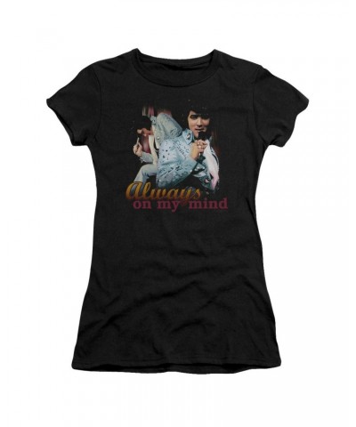 Elvis Presley Juniors Shirt | ALWAYS ON MY MIND Juniors T Shirt $7.82 Shirts