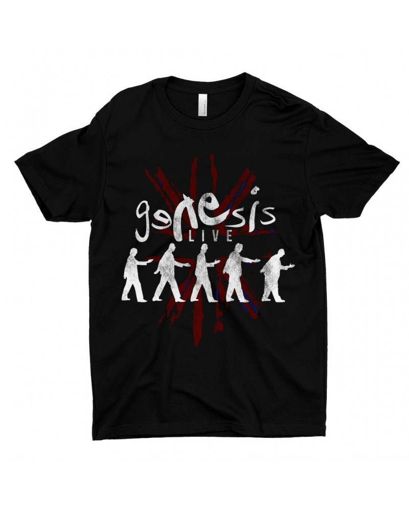 Genesis T-Shirt | Live In The UK Distressed Shirt $10.73 Shirts