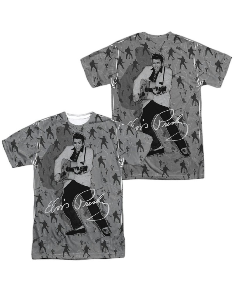 Elvis Presley Shirt | ROCKIN ALL OVER (FRONT/BACK PRINT) Tee $9.00 Shirts