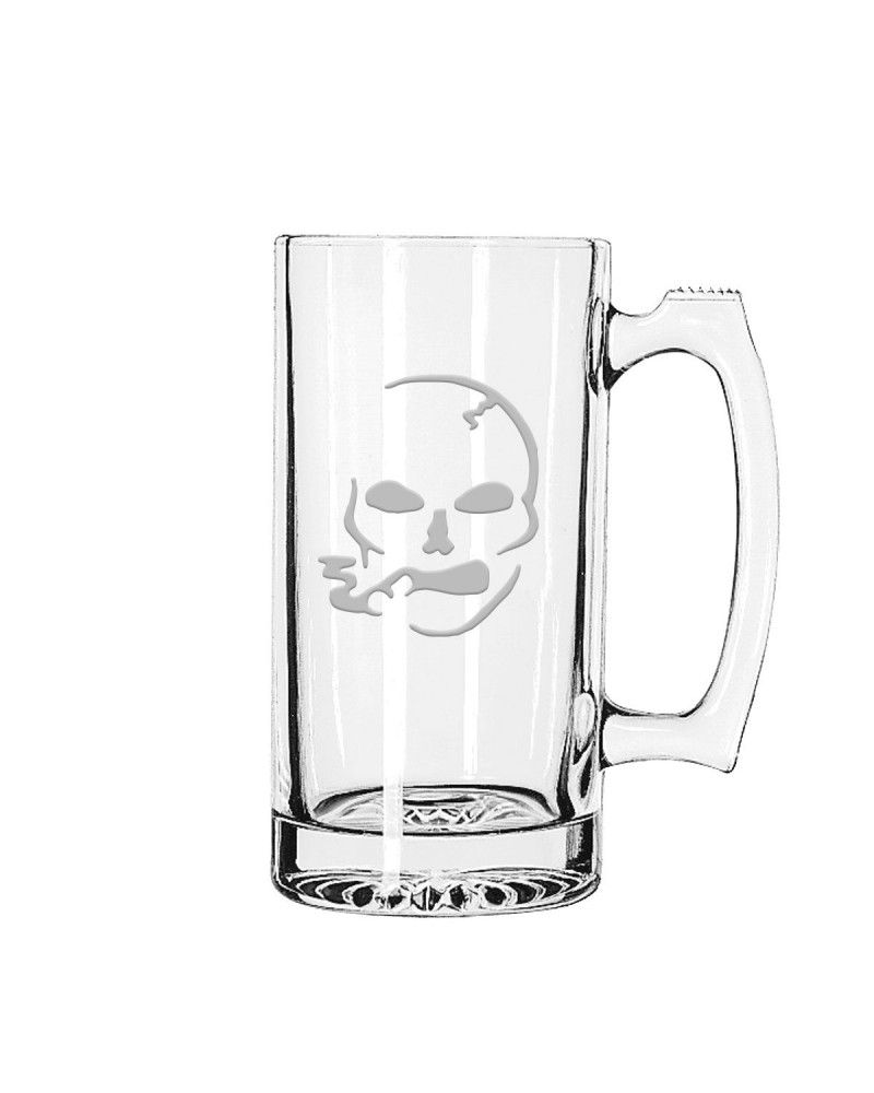 Slightly Stoopid Smoking Skull Glass Mug $3.80 Drinkware