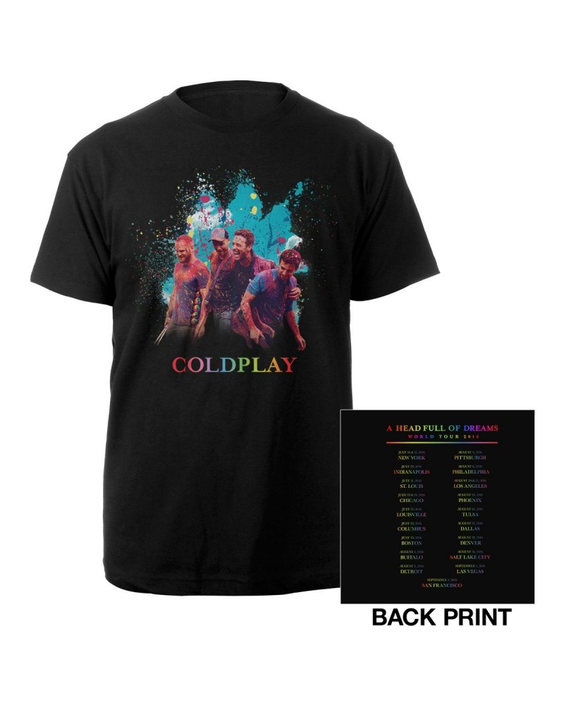 Coldplay Splatter Photo T-Shirt $19.58 Shirts