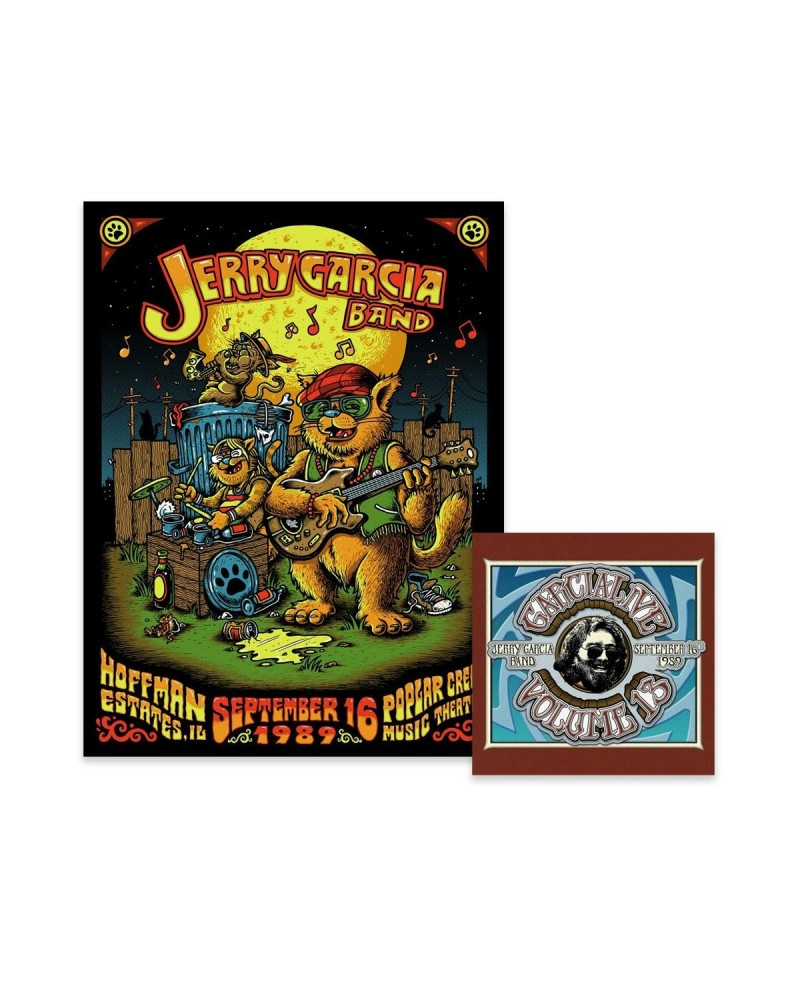 Jerry Garcia Band – GarciaLive Volume 13: 09/16/89 CD or Digital Download & Poster Bundle $13.86 CD