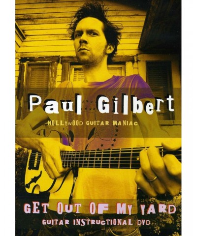 Paul Gilbert GET OUT OF MY YARD DVD $10.53 Videos