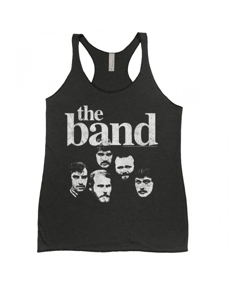 The Band Ladies' Tank Top | Faces Of With Logo Distressed Shirt $11.00 Shirts