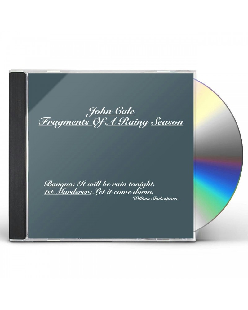 John Cale FRAGMENTS OF A RAINY SEASON CD $8.59 CD