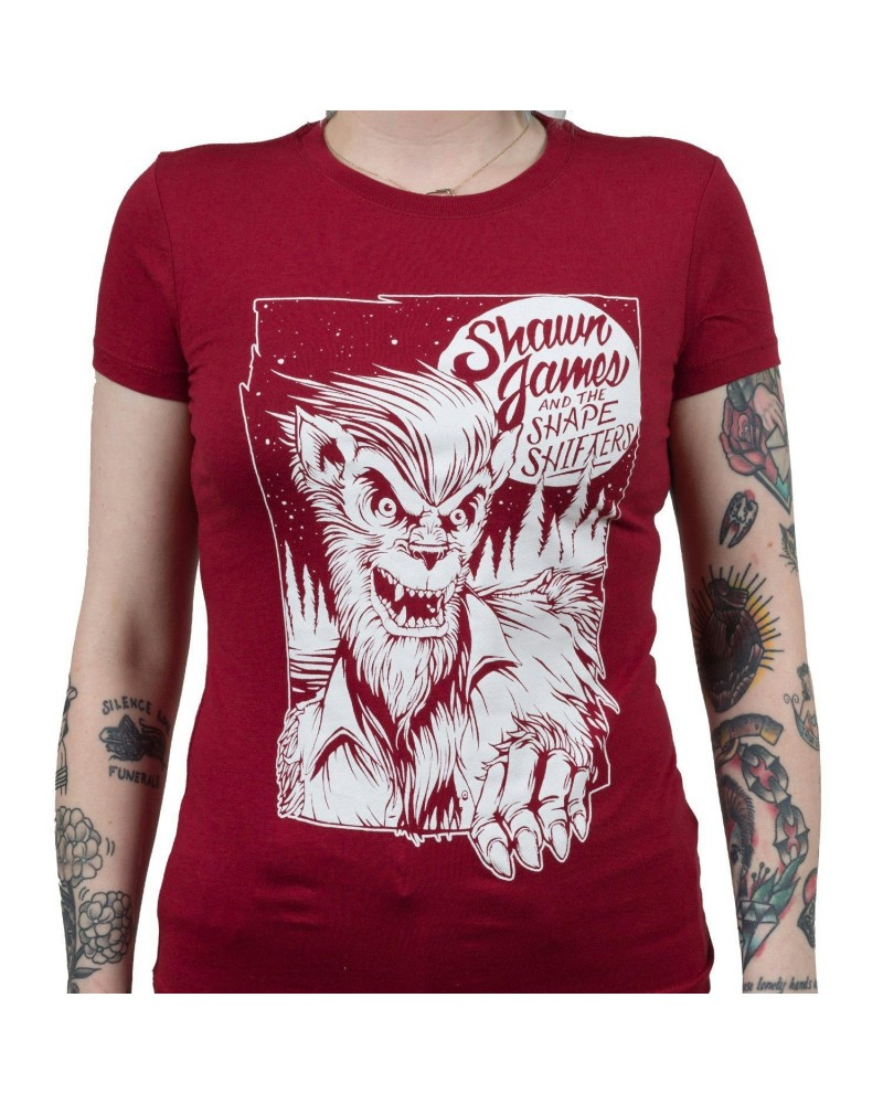 Shawn James & the Shapeshifters "Wolfman" Girls T-shirt $4.90 Shirts