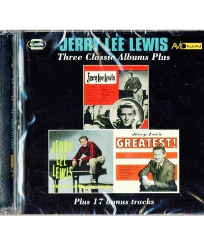 Jerry Lee Lewis CD - Three Classic Albums Plus (Jerry Lee Lewis / Jerry Lee Lewis And His Pumping Piano / Jerry Lee's Greates...