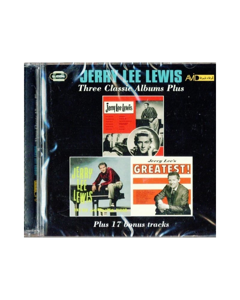 Jerry Lee Lewis CD - Three Classic Albums Plus (Jerry Lee Lewis / Jerry Lee Lewis And His Pumping Piano / Jerry Lee's Greates...