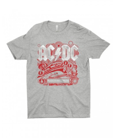 AC/DC T-Shirt | Rock And Roll Train Album Cover Design Shirt $11.48 Shirts