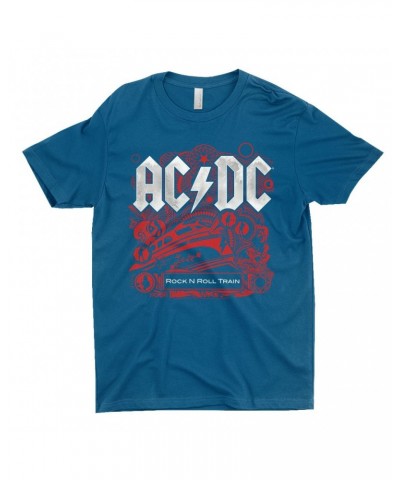 AC/DC T-Shirt | Rock And Roll Train Album Cover Design Shirt $11.48 Shirts