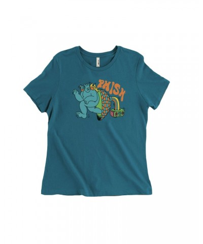 Phish Women’s Frequency Tee on Heather Teal $12.00 Shirts