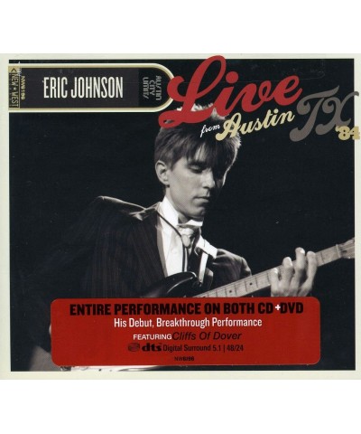 Eric Johnson LIVE FROM AUSTIN TX 84 CD $7.74 CD