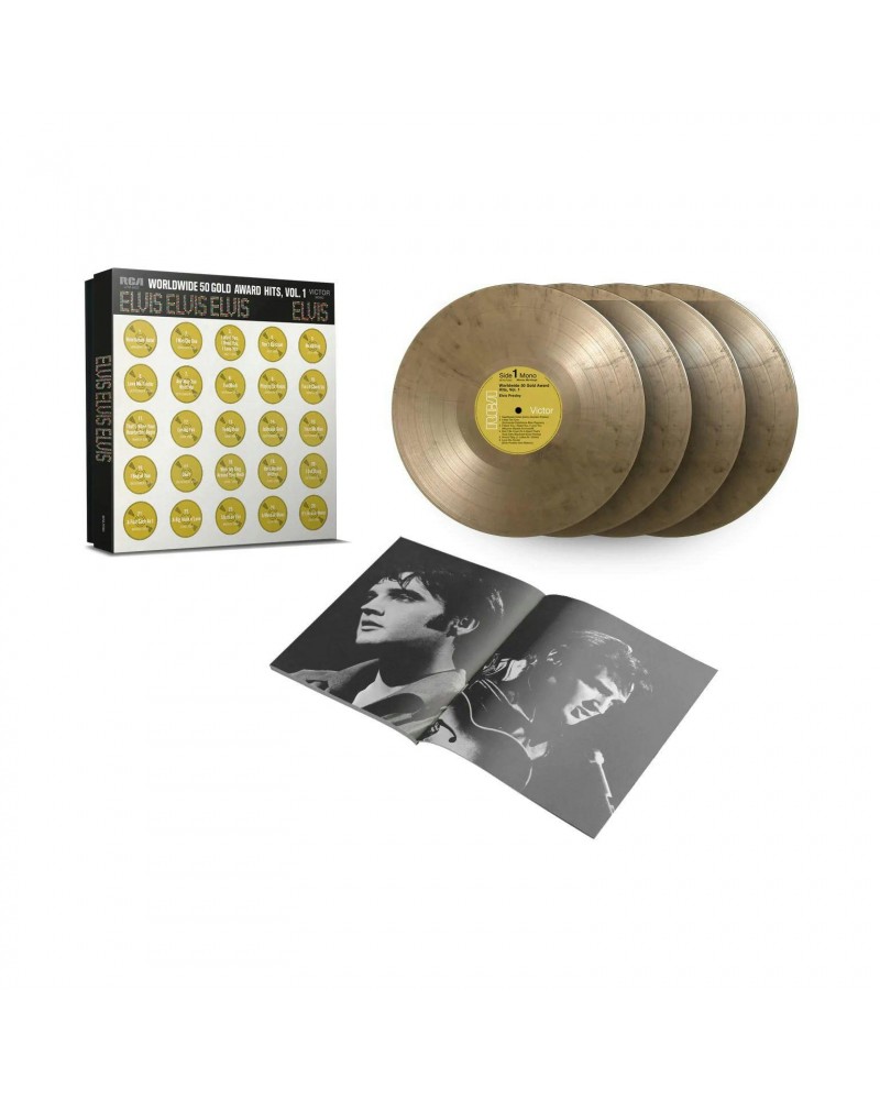 Elvis Presley Worldwide 50 Gold Award Hits Vol. 1 (180G / Gold & Black Marbled Vinyl / Box Set) $39.90 Vinyl