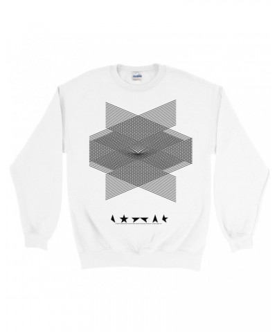 David Bowie Sweatshirt | Blackstar Album Design Sweatshirt $12.58 Sweatshirts