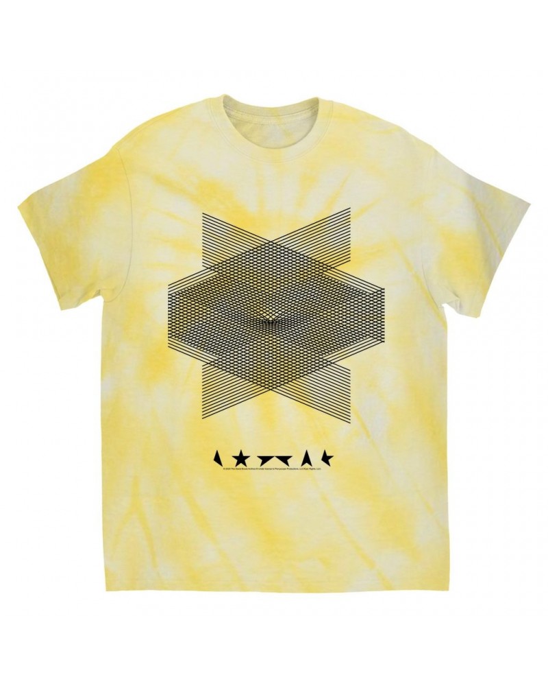 David Bowie T-Shirt | Blackstar Album Design Tie Dye Shirt $12.13 Shirts