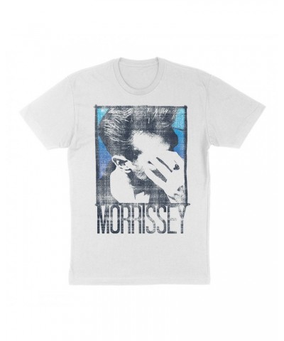 Morrissey "Blue Moz" T-Shirt in White $12.25 Shirts