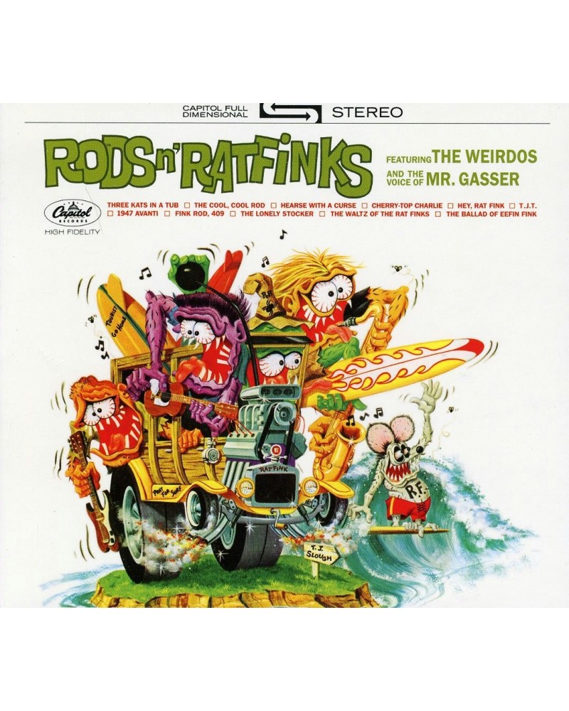 Mr Gasser & The Weirdos RODS & RATFINKS CD $7.05 CD