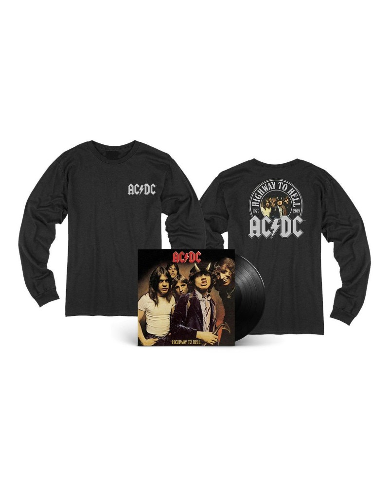 AC/DC Highway To Hell LP & 40th Anniversary Longsleeve T-Shirt Bundle $18.81 Vinyl