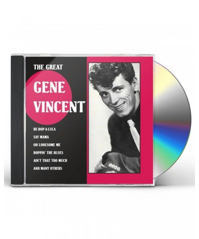 Gene Vincent GREAT GENE VINCENT CD $4.32 CD